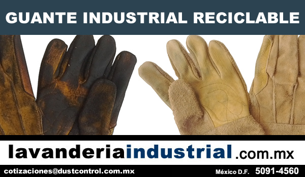 Guante industrial reciclable