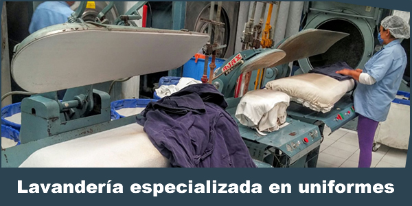 Lavado uniformes trabajo