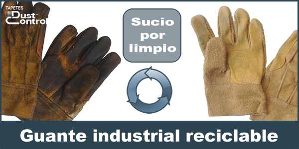 Reciclado guante industrial