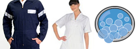 Servicio de lavado de uniformes